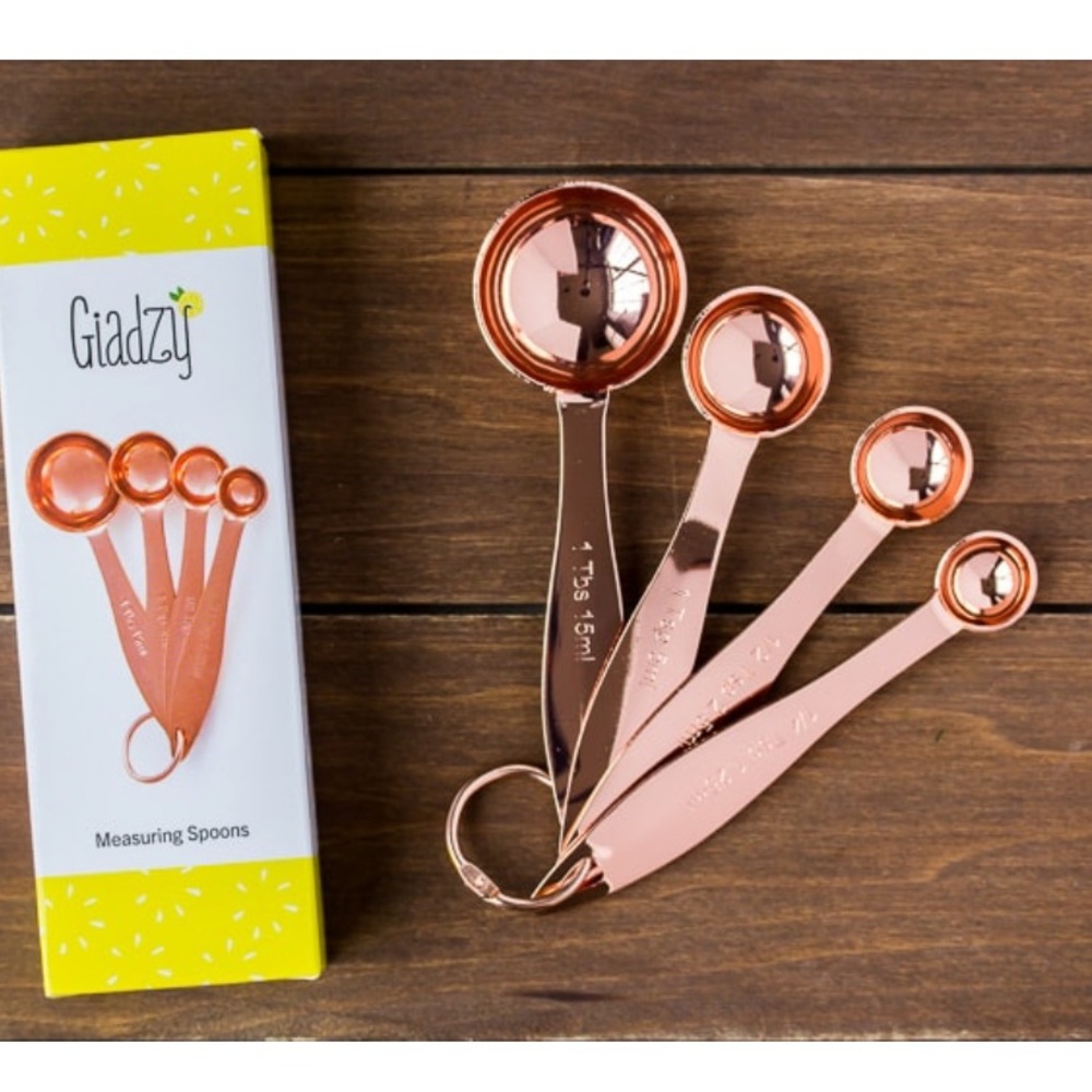 Giadzy | Copper Plated Measuring Spoons Brand New